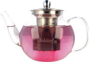 Ceainic din sticlă 1L